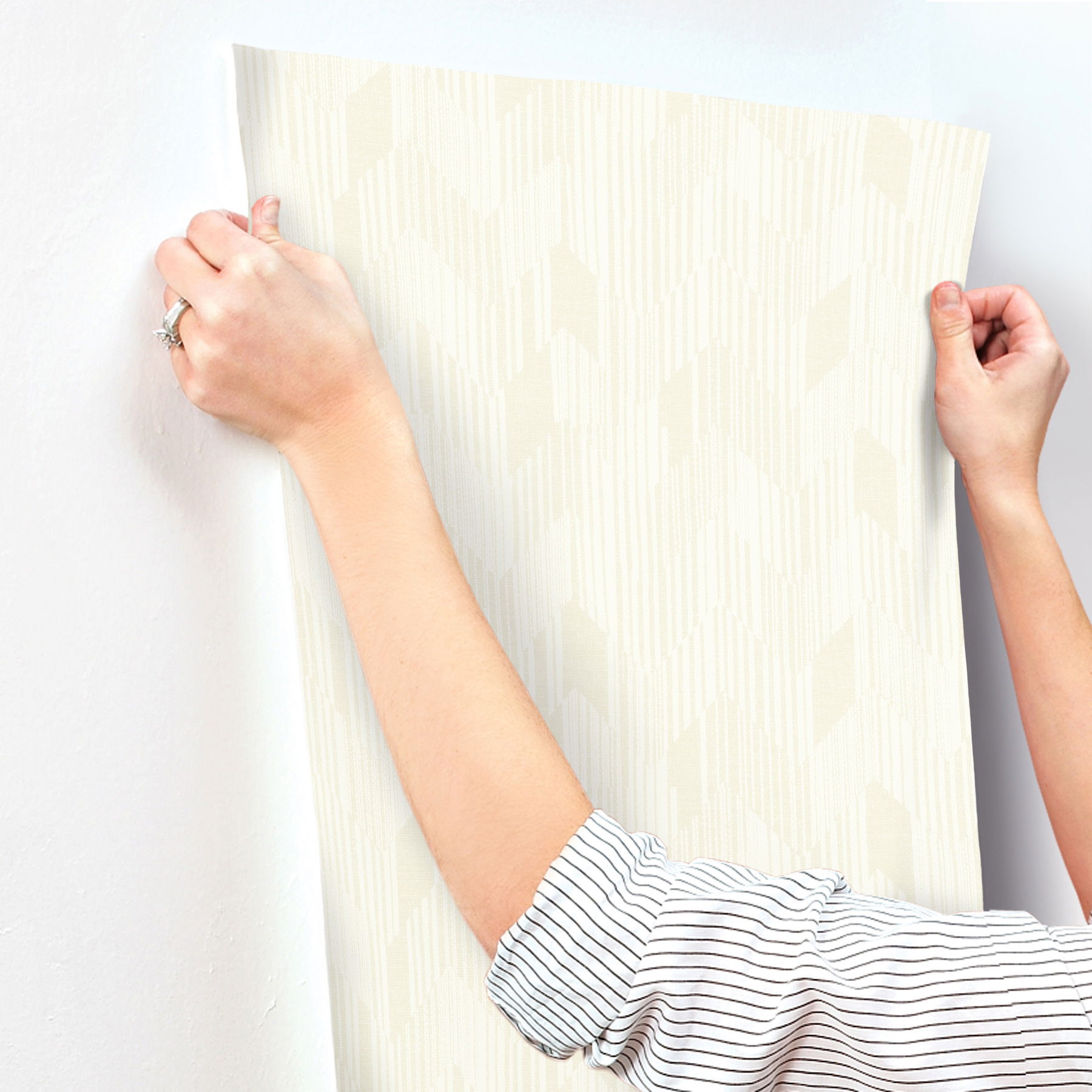 Birch White Wallpaper large image 