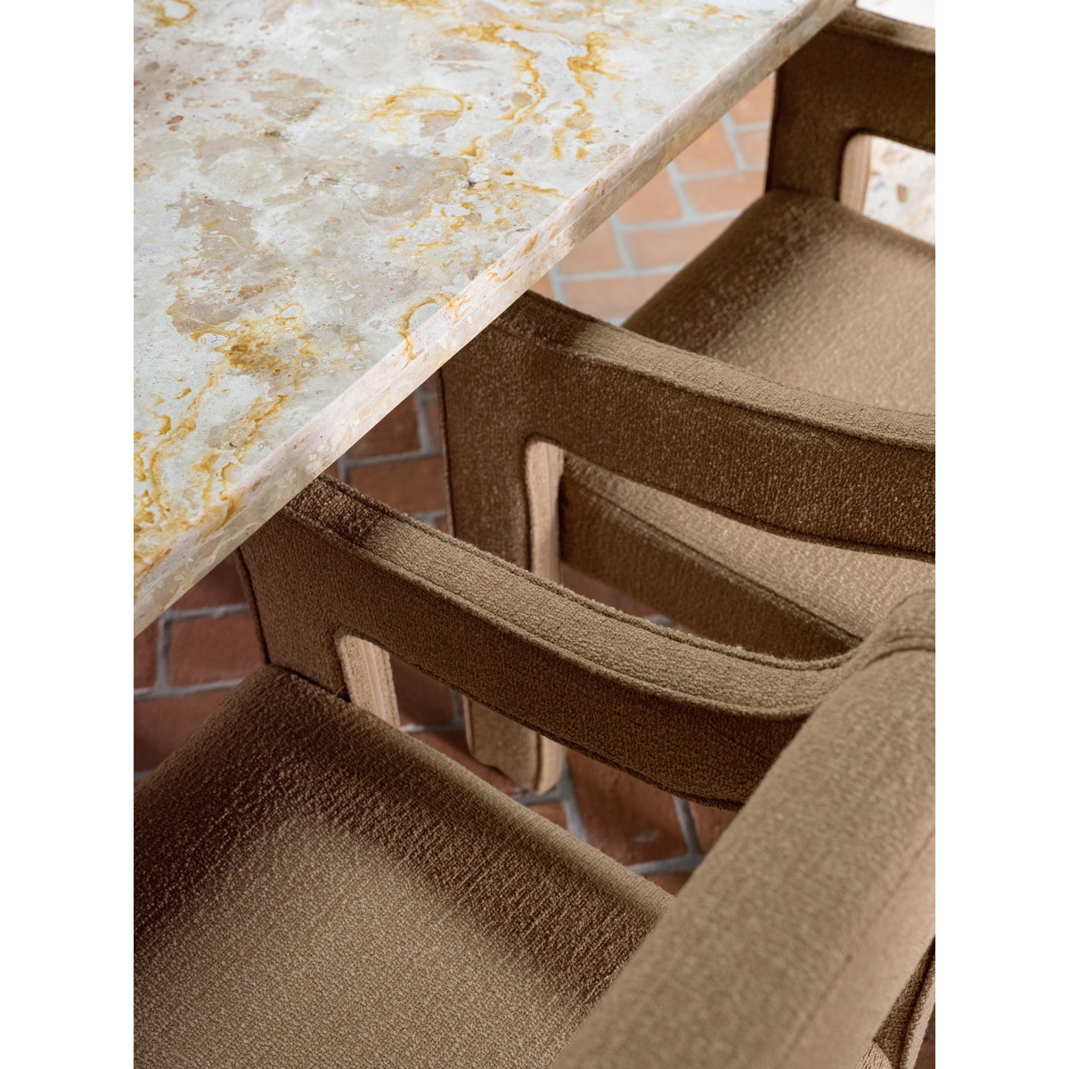 Elise Dining Chair Ochre, by Moe's Home, 22.8" width x 31.9" height x 22.2" depth View 11