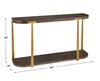 Palisade Wood Console Table, by Uttermost, 54" width x 30" height x 14" depth thumbnail 3