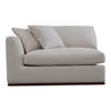 Rue Left Arm Facing Chair Off White, Sectional Sofa by Moe's Home, 47.6" width x 23.6" height x 41" depth thumbnail 1