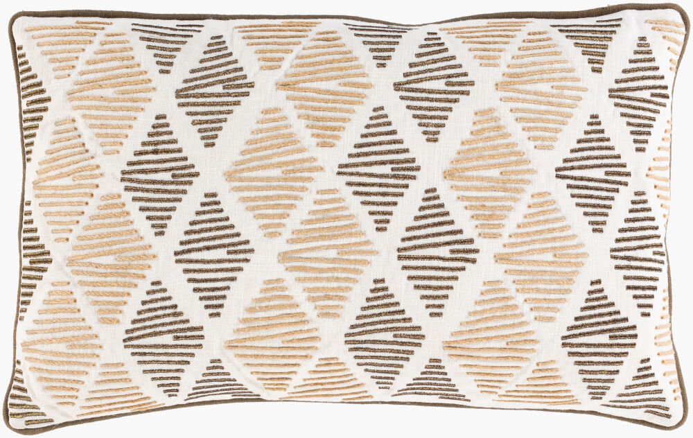 Jahari Lumbar Pillow Down, Decorative Pillow by Surya, 14" length x 22" width
