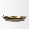 Pama Hammered Gold Metal Decorative Trays (Set of 2) thumbnail 6