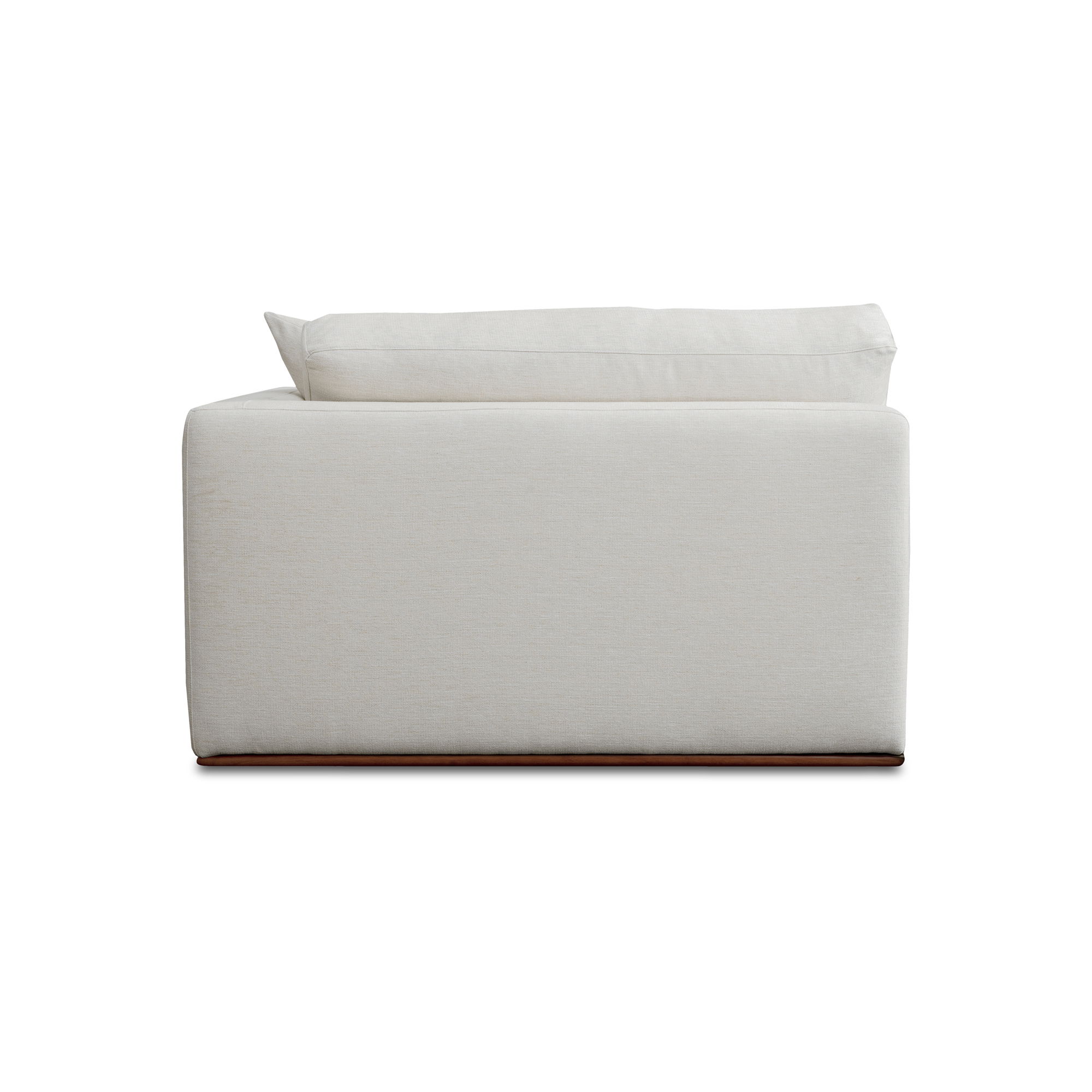 Rue Right Arm Facing Chair Off White, Sectional Sofa by Moe's Home, 47.6" width x 23.6" height x 41" depth View 4