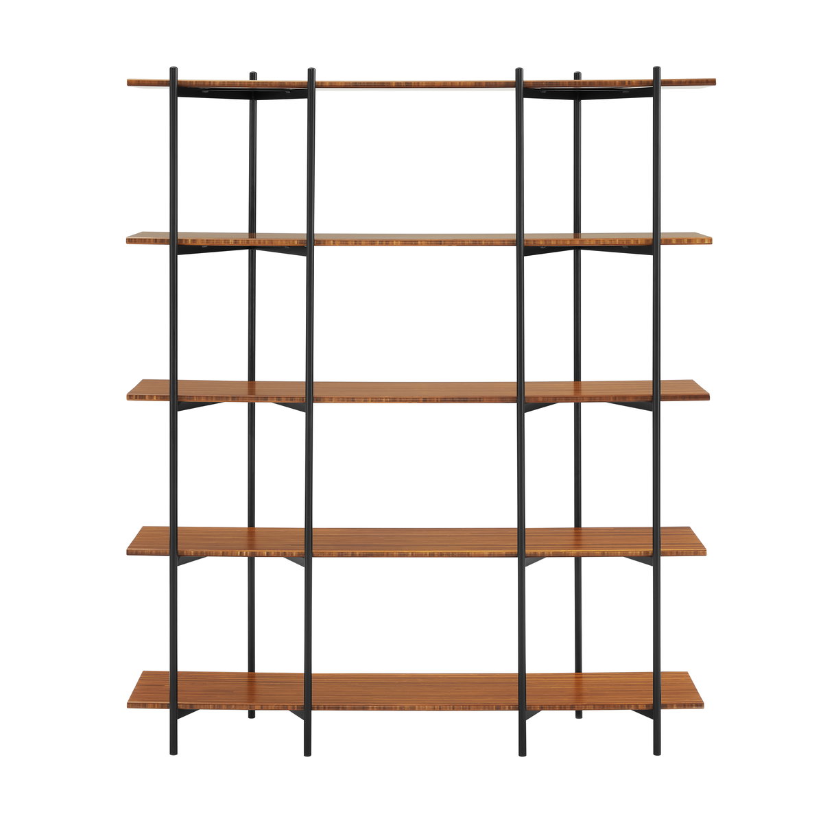 Studio Plus Metal Shelf, Amber, File Storage by Greenington, 13.5" length x 55" width x 66" height View 3