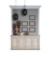 Pie Crust Door Sideboard, Cabinets & Sideboard by Sarreid, 76" length x 22" width x 36" height thumbnail 16