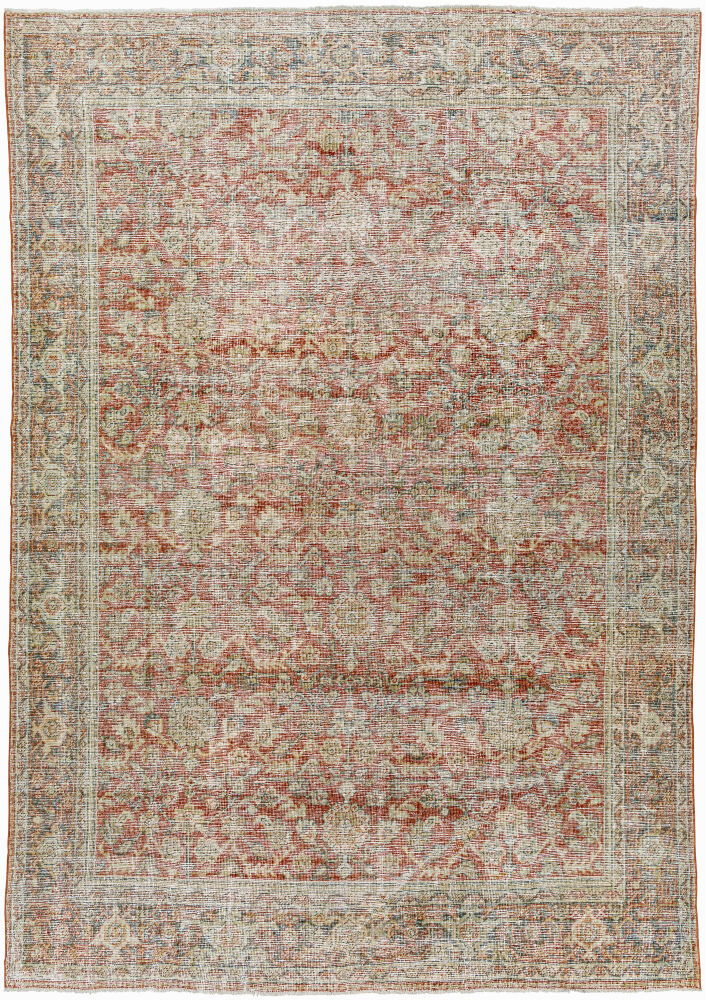 Antique One of a Kind Handmade Rug, by Surya, 10'2.05" length x 7'1.04" width