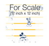 Disney Mickey Mouse Stripe Yellow Wallpaper, by York Wall, 33' length x 1'8.5" width x 0.02" depth thumbnail 2