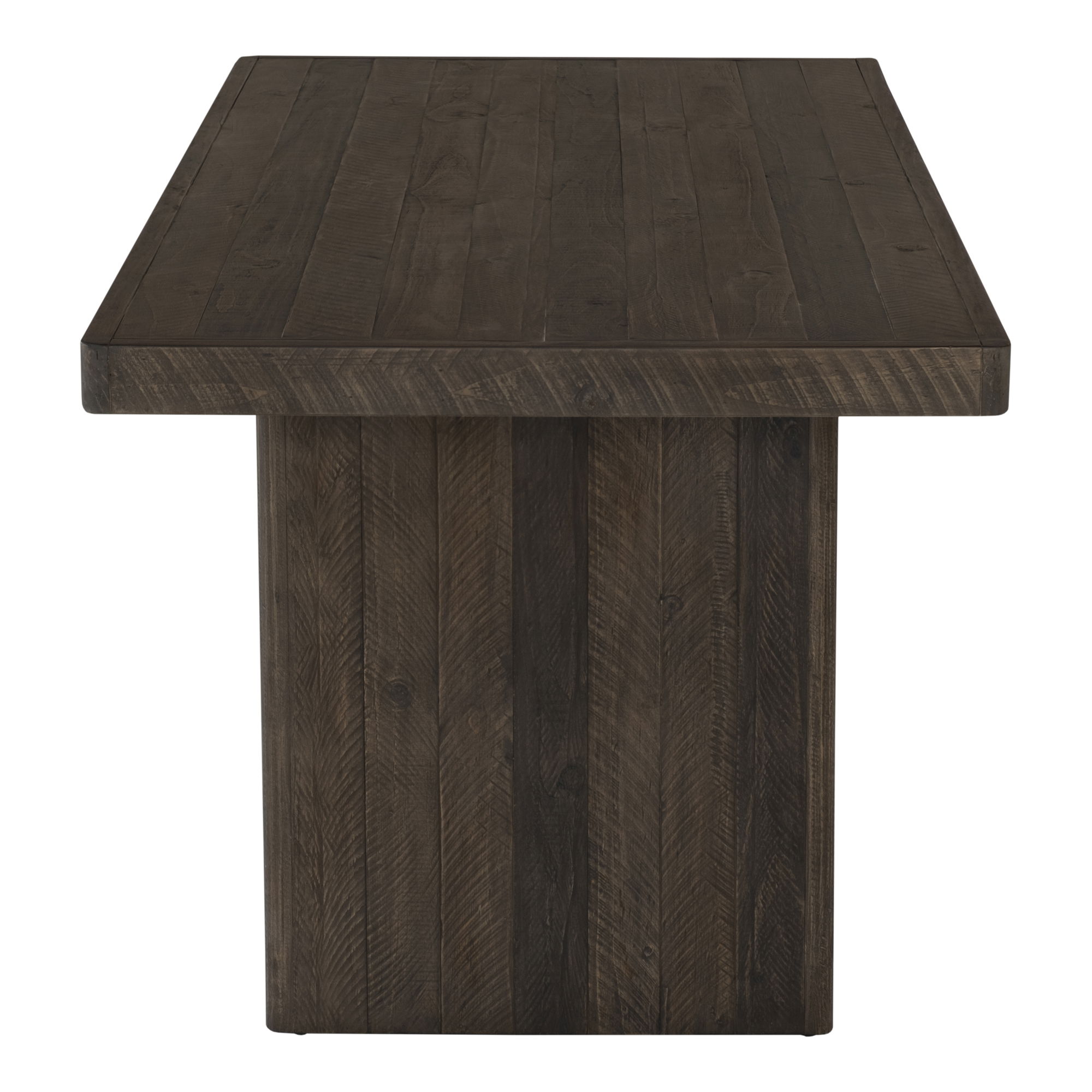 Monterey Dining Table Aged Brown, by Moe's Home, 84.5" width x 30" height x 35.5" depth View 4