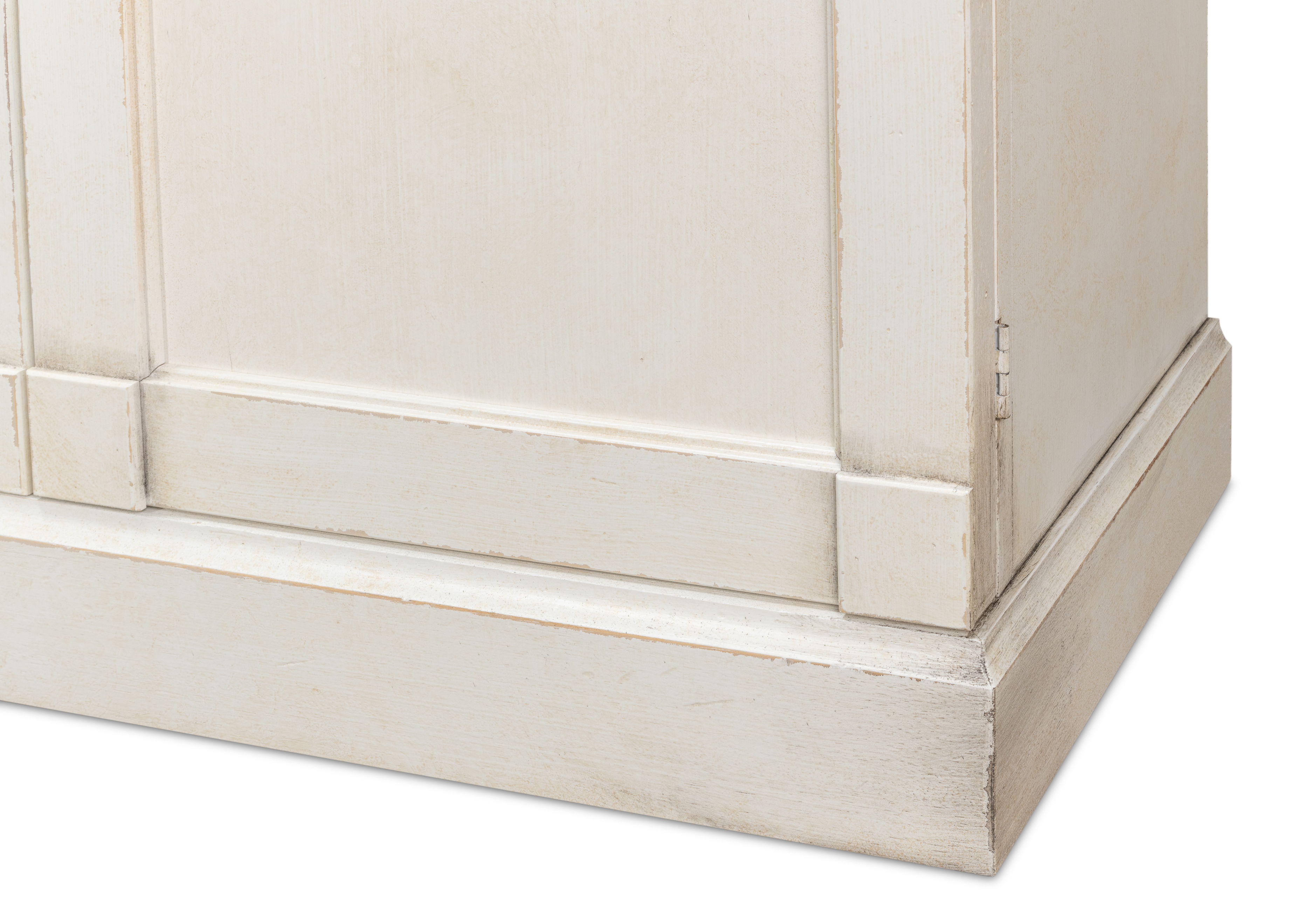 Luciana 6 Wood Dr Buffet,112',Wh/Wh,G.Qz, Cabinets & Sideboard by Sarreid, 112" length x 15" width x 38" height View 7