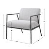 Brisbane Light Gray Accent Chair thumbnail 2