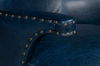 Drake Distilled Leather Chair, Blue thumbnail 11