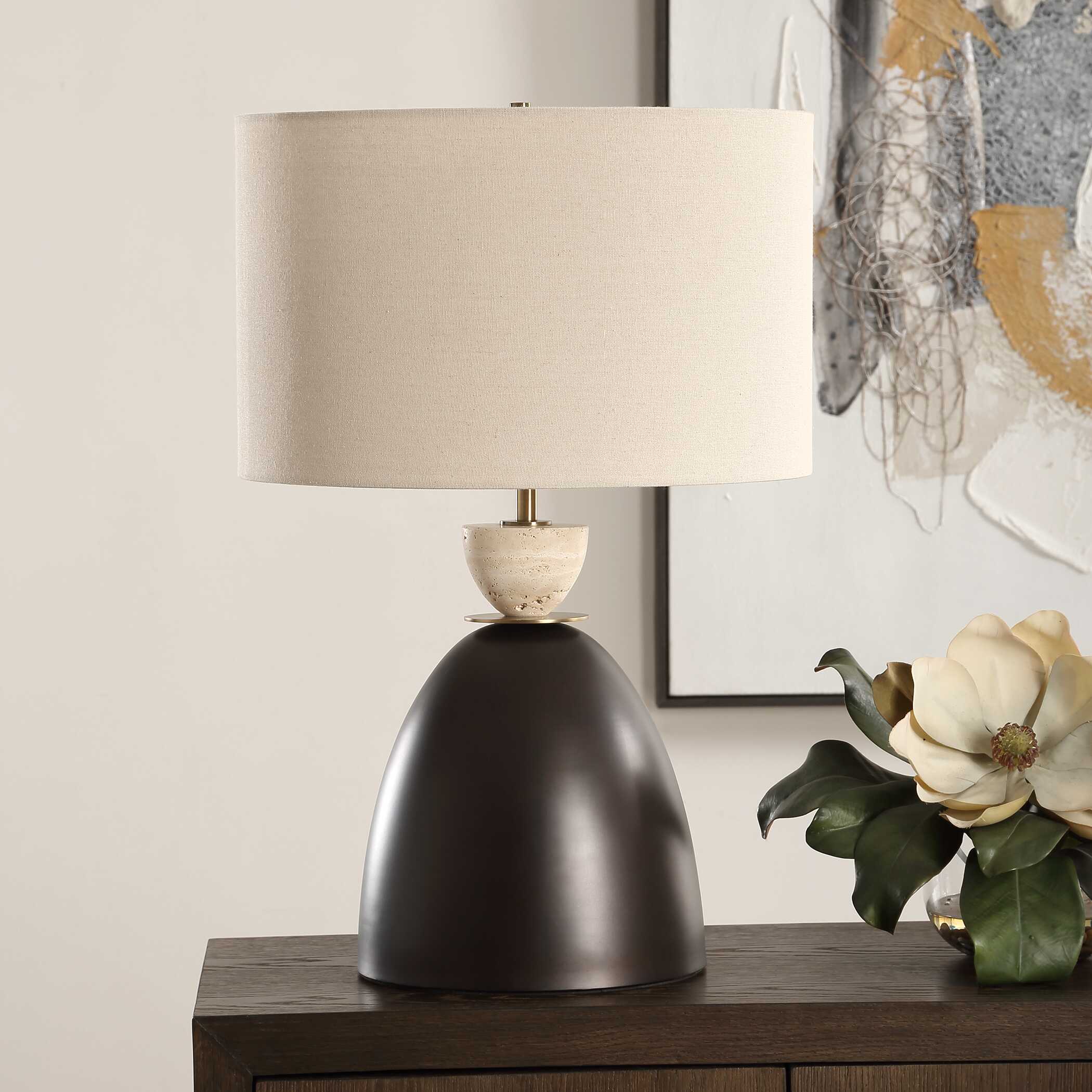 Procida Bronze Table Lamp large image 