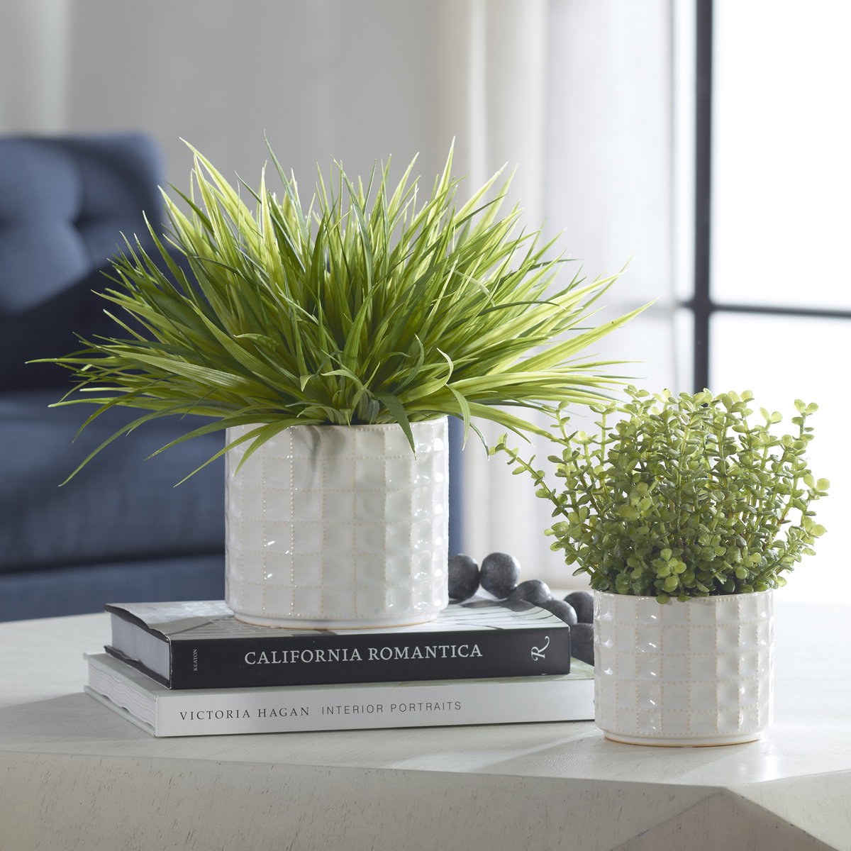 Edgewood Greenery Set/2, Decorative by Uttermost, 18" width x 14" height x 18" depth View 2
