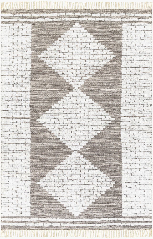 Salinas Handmade Rug, by Surya, 1'6" length x 1'6" width