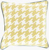 Houndstooth Accent Pillow, Decorative Pillow by Surya, 18" length x 18" width thumbnail