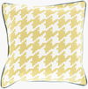 Houndstooth Accent Pillow Down, Decorative Pillow by Surya, 22" length x 22" width thumbnail