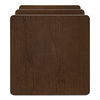Casey Small Coffee Table Dark Brown, by Moe's Home, 40" width x 16" height x 30" depth thumbnail 5