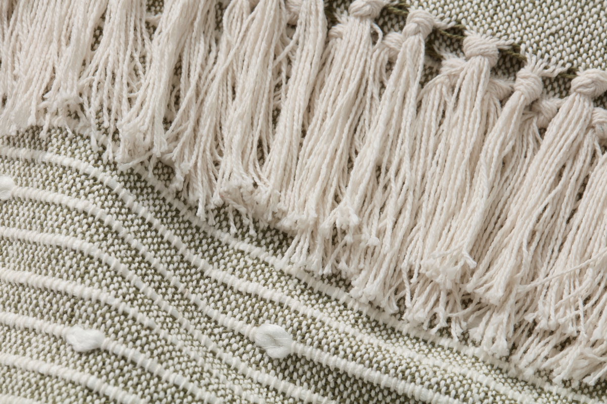 Magnolia Home by Joanna Gaines x Loloi Ines Throw, Blankets & Throw, 50" length x 60" width View 2