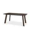 Welborn 72'L x 40'W Rectangular Dining Table | Modern | Dark Brown Wood | Seats 6, by Mercana, 72" length x 40" width x 30" height thumbnail 1