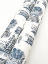 Modern Vista Toile Navy Wallpaper thumbnail 4