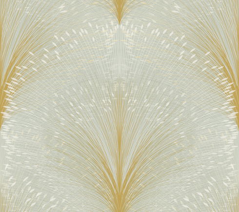 Papyrus Plume Sage Wallpaper
