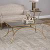 Alayna Gold Coffee Table, Furniture by Uttermost, 48.12" width x 19.75" height x 24.12" depth thumbnail 4