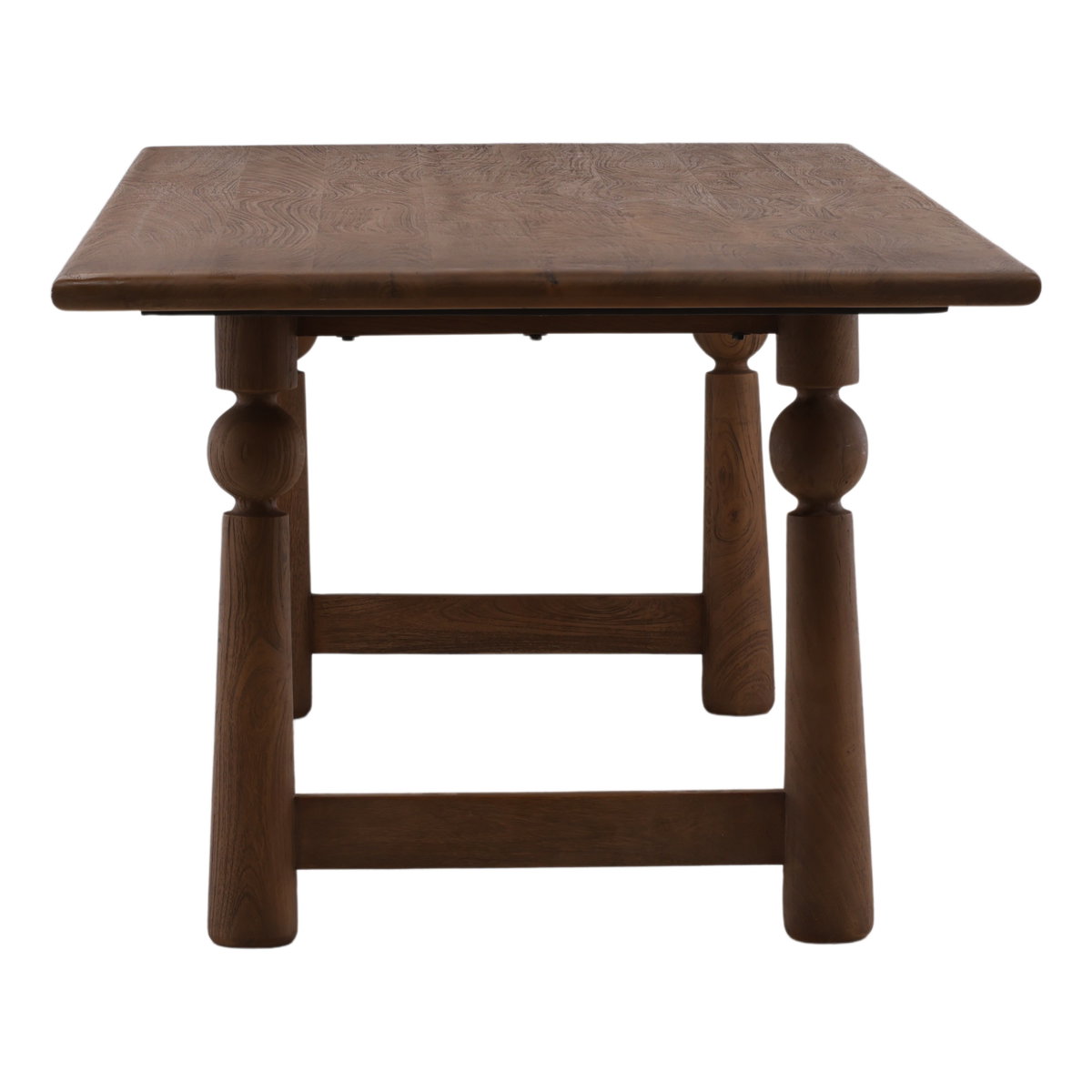 Nethan Dining Table Brown, by Dovetail, 90" width x 30" height x 40" depth View 3
