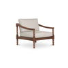 Delilah Outdoor Accent Chair Brown, Outdoor Chair by Moe's Home, 2'8" width x 2'2.77" height x 2'10.6" depth thumbnail 2