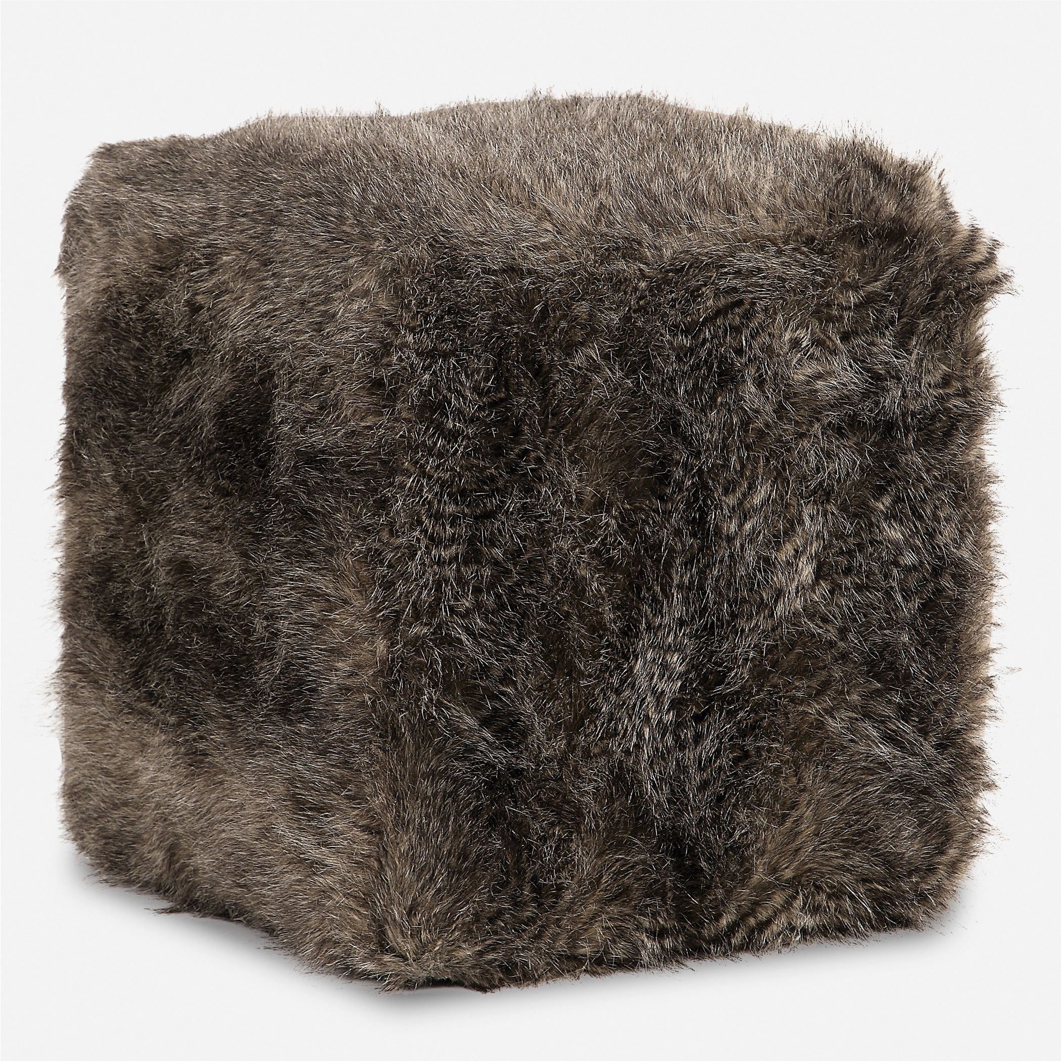 Jayna Fur Ottoman large image 