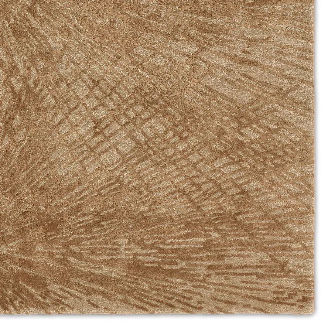 Jaipur Living Famille APL01 Handknotted Medallion Tan Area Rug (8'x10') large image 