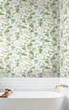 Moon Flower White Wallpaper thumbnail 1