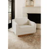 Keane Lounge Chair Cream, Accent Chair by Moe's Home, 38" width x 31.25" height x 39.5" depth thumbnail 7