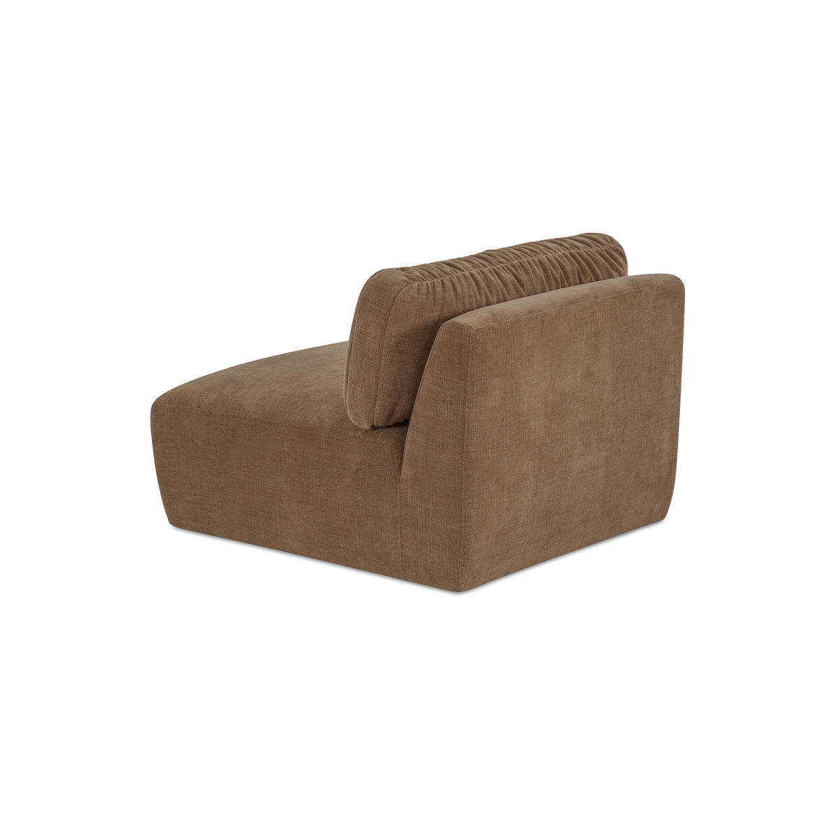 Matina Slipper Chair Taupe, Accent Chair by Moe's Home, 36.2" width x 30.7" height x 40.9" depth View 2