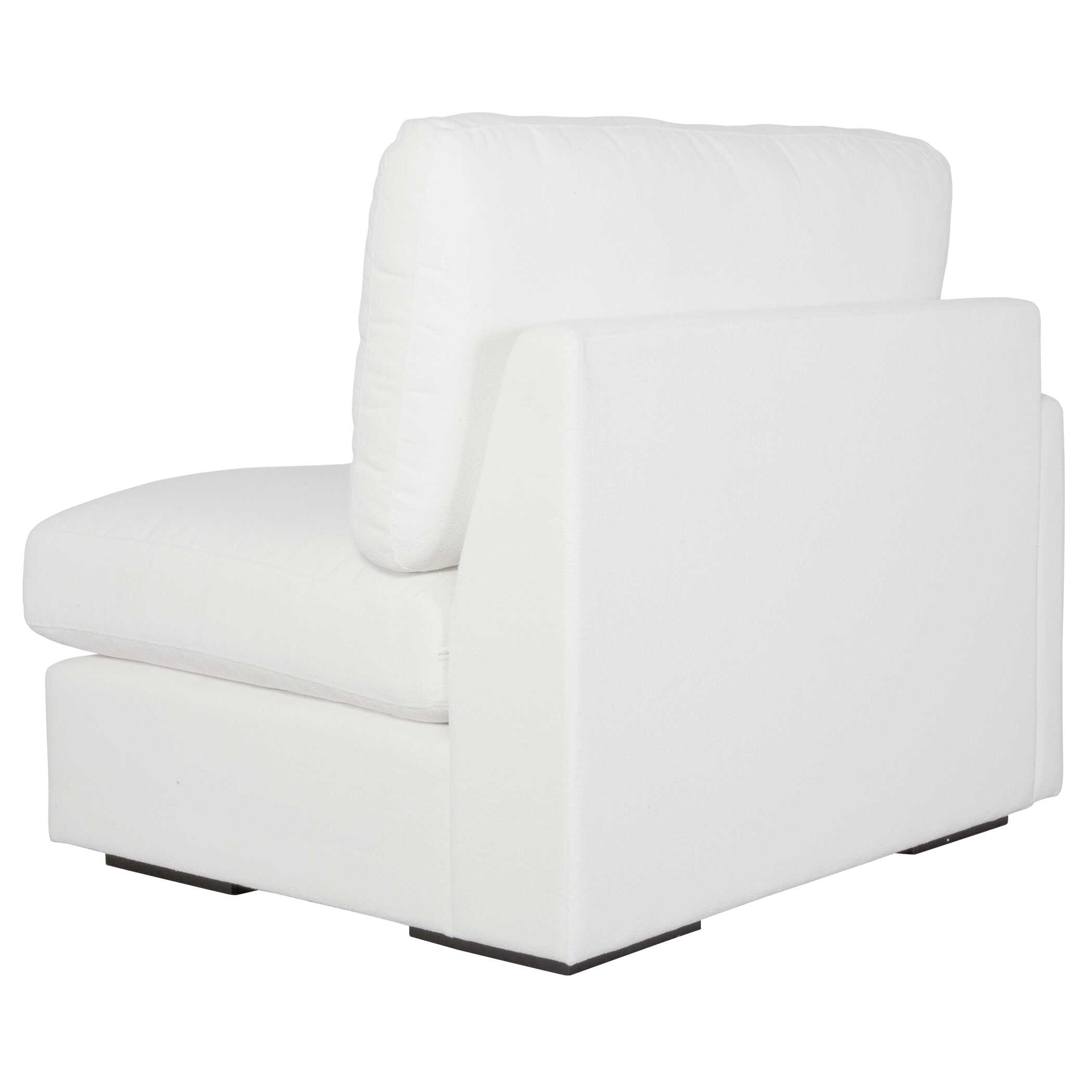 Refuge Arctic White Left Arm Facing Sofa, Furniture by Uttermost, 43.25" width x 30" height x 37.5" depth View 7