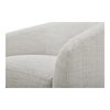Oscy Swivel Chair Splashed White, Accent Chair by Moe's Home, 31" width x 28" height x 31" depth thumbnail 6