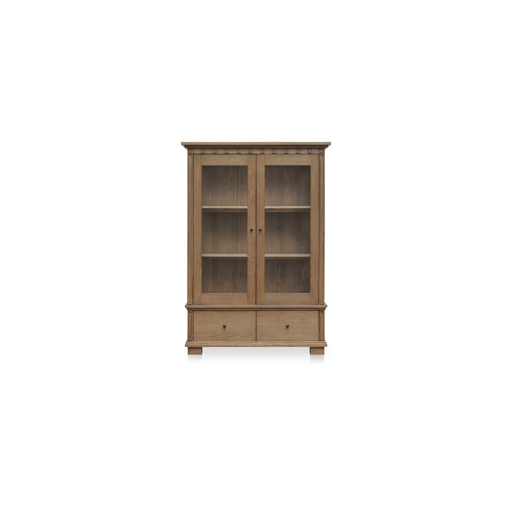 Lillian Tall Cabinet Brown, Cabinets & Sideboard by Moe's Home, 52" width x 74.4" height x 22.4" depth View 1