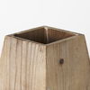 Allen III Tall Natural Wooden Base Oval Vase thumbnail 7