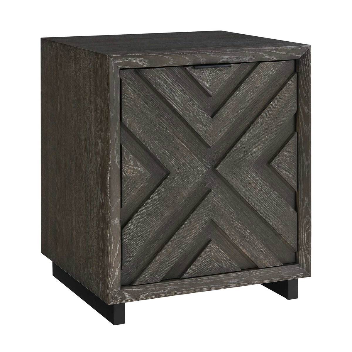 Barrett Dark Charcoal Oak Cabinet, Cabinets & Chest by Uttermost, 22" width x 26" height x 20" depth View 6