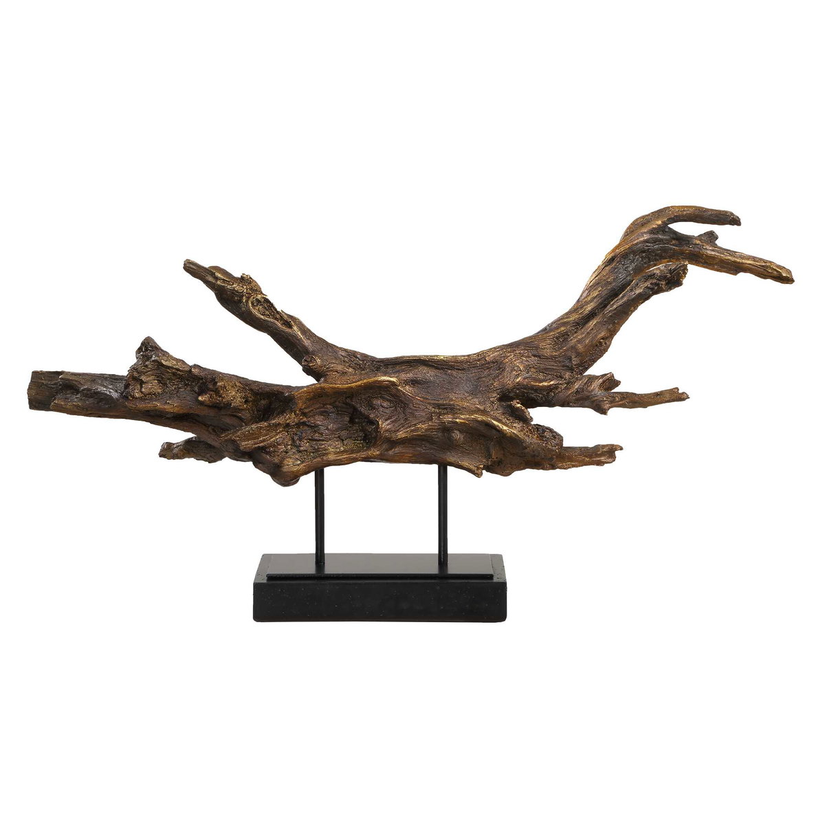 Gilded Sculpture Branch, Figurines & Statue by Uttermost, 25" width x 13" height x 4" depth View 6