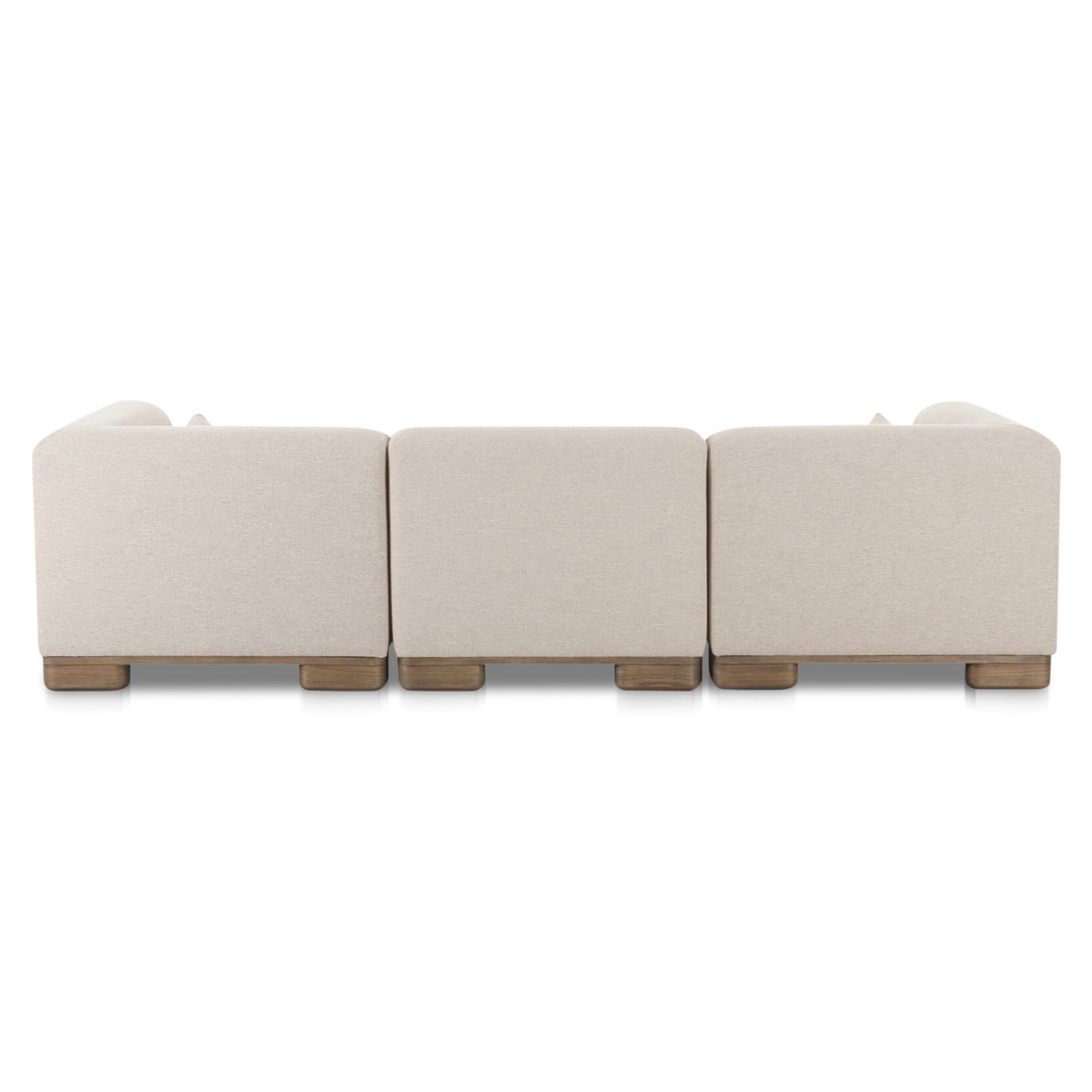 June Modular Sofa Oatmeal, Sectional Sofa by Moe's Home, 115" width x 30" height x 40" depth View 5