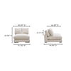Plunge Slipper Chair Cappuccino thumbnail 7