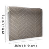 Atelier Herringbone Natural Grey Wallpaper thumbnail 3