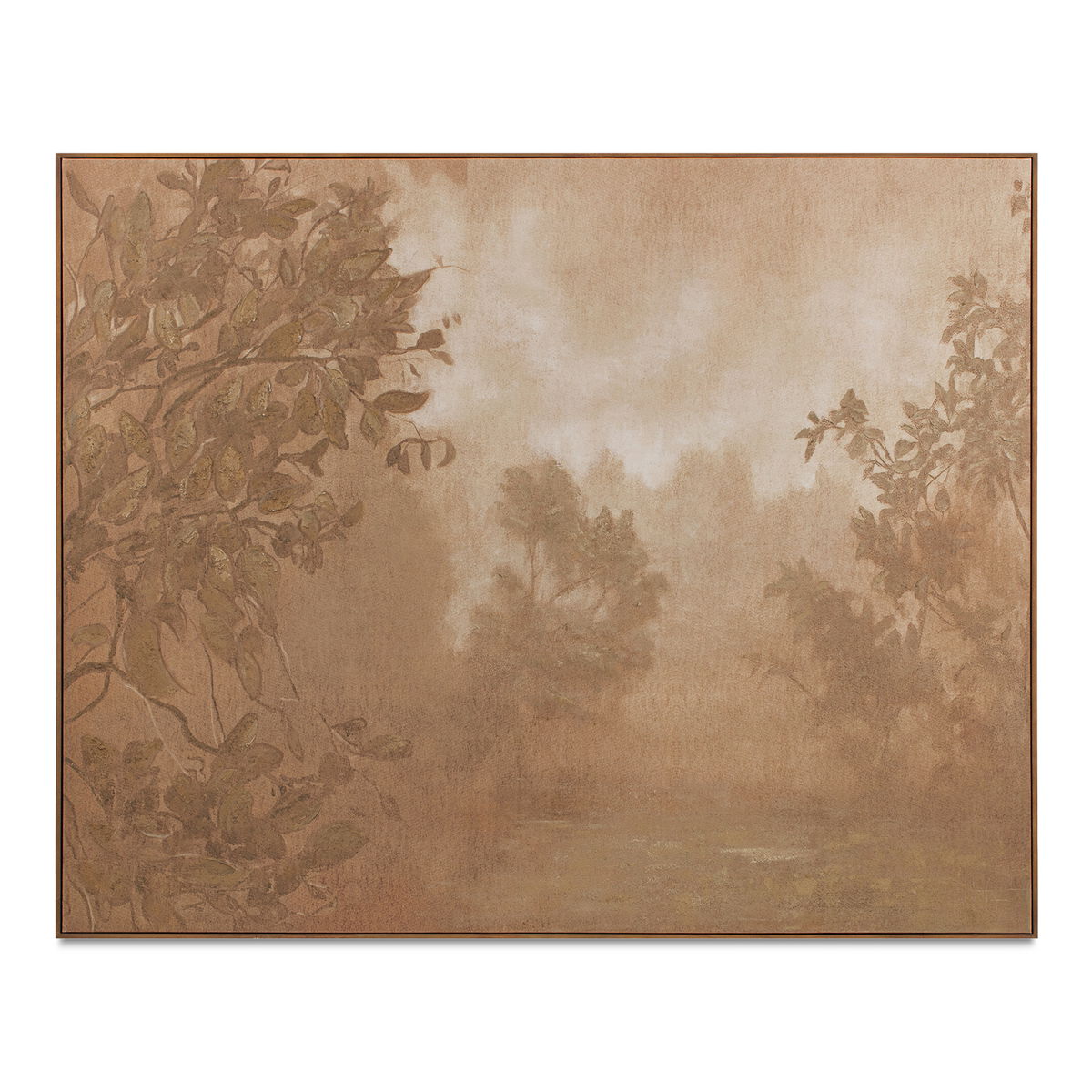 Fawn Framed Painting, by Moe's Home, 48" width x 60" height x 1.77" depth View 1