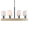 Faiyam 8 Light Rattan Chandelier, Ceiling Light by Uttermost, 36.5" width x 18.25" height x 36.5" depth thumbnail 7