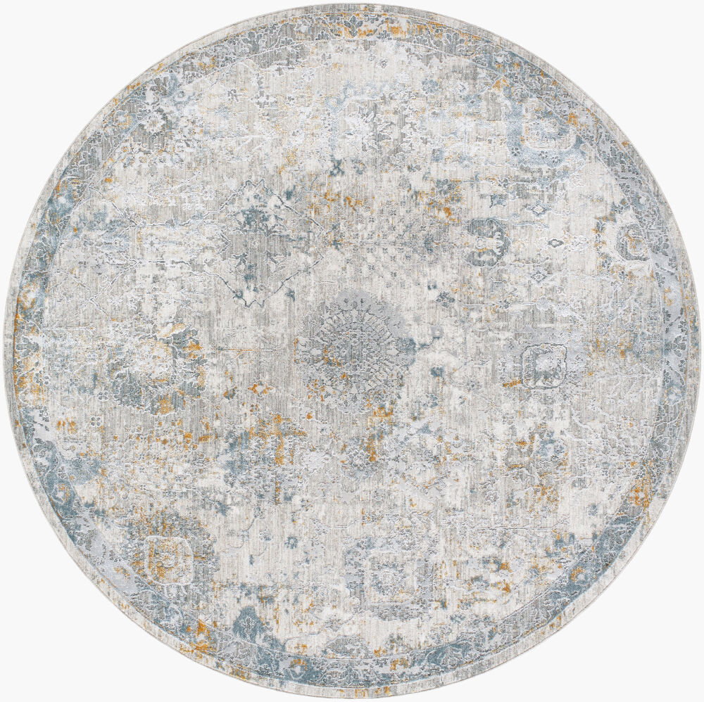 Dresden Machine Woven Rug, by Surya, 6'6.74" length x 6'6.74" width