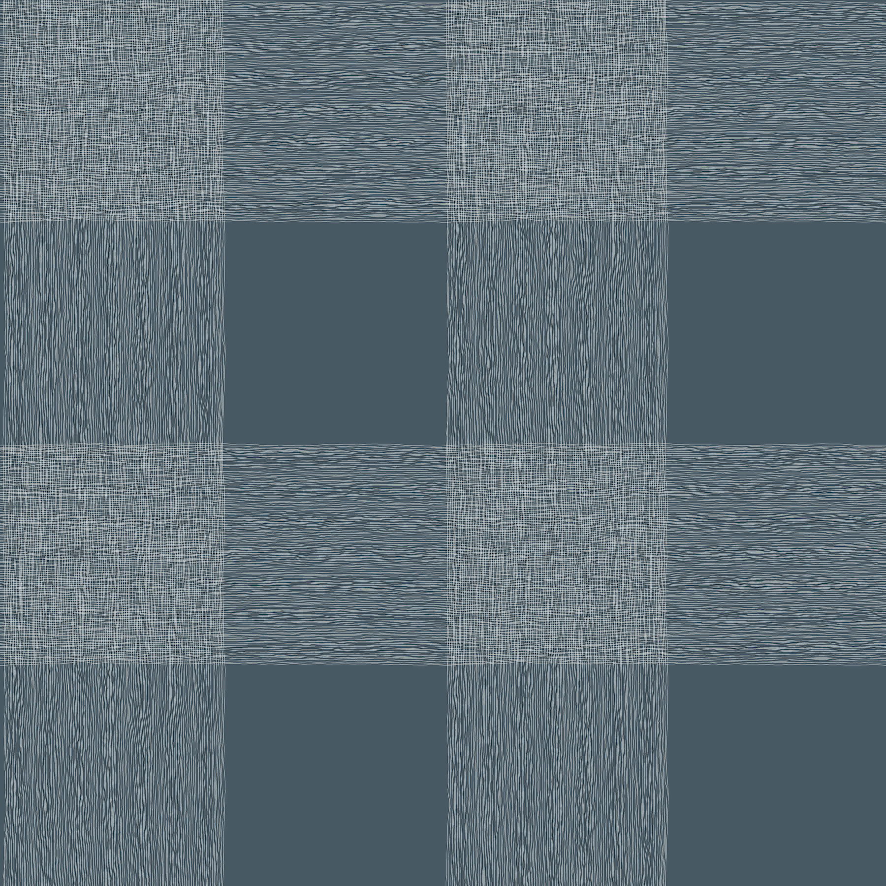 Common Thread Navy & White Wallpaper, by York Wall, 33' length x 1'8.5" width x 0.02" depth View 1