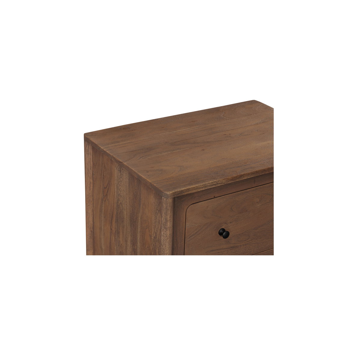 Mabel Nightstand Dark Brown, by Moe's Home, 27.5" width x 25.25" height x 19.5" depth View 7
