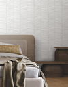 Cascade Palm Chevron Fog Wallpaper thumbnail 2