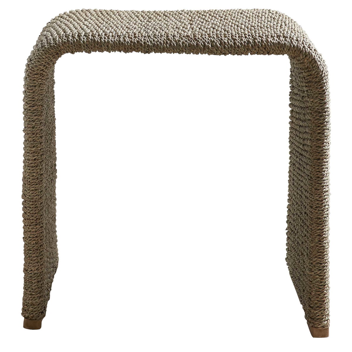 Calabria Woven Seagrass End Table, Side & End Table by Uttermost, 24" width x 24" height x 20" depth View 5