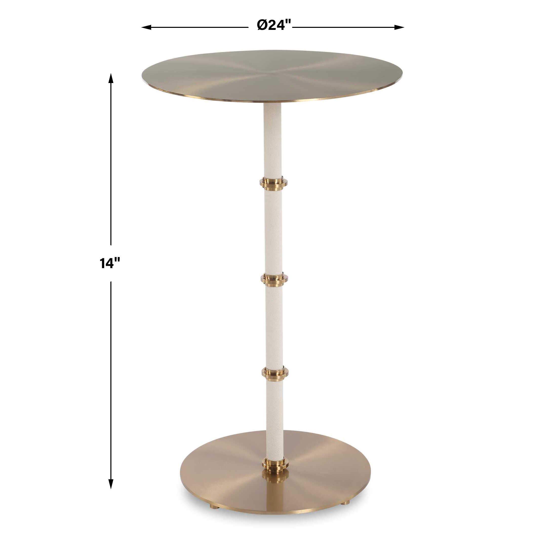 Cyprus Brass Accent Table large image 